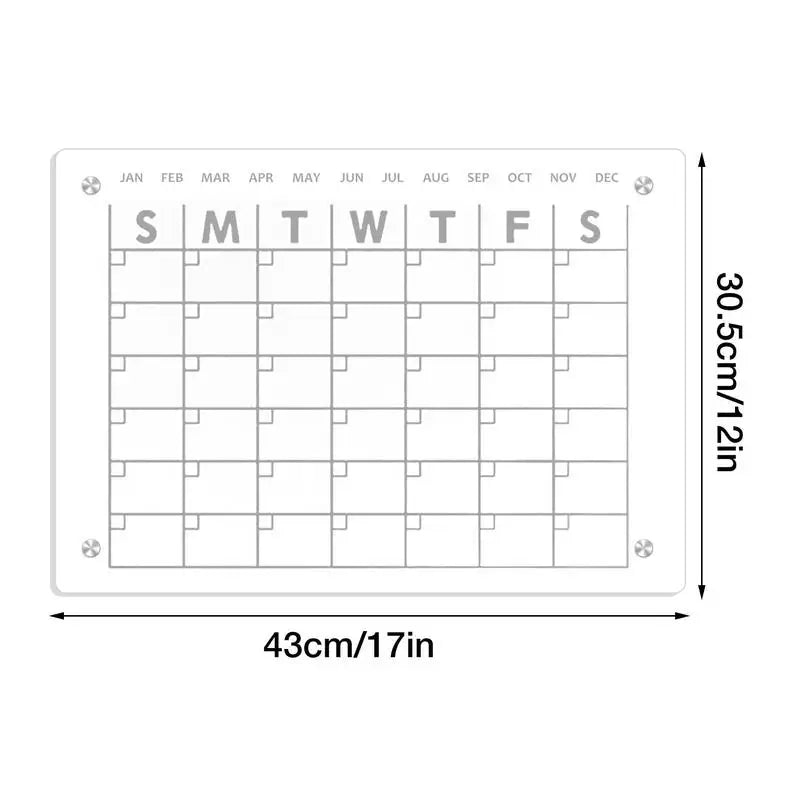 PolyPlan - Acrylic Fridge Planner