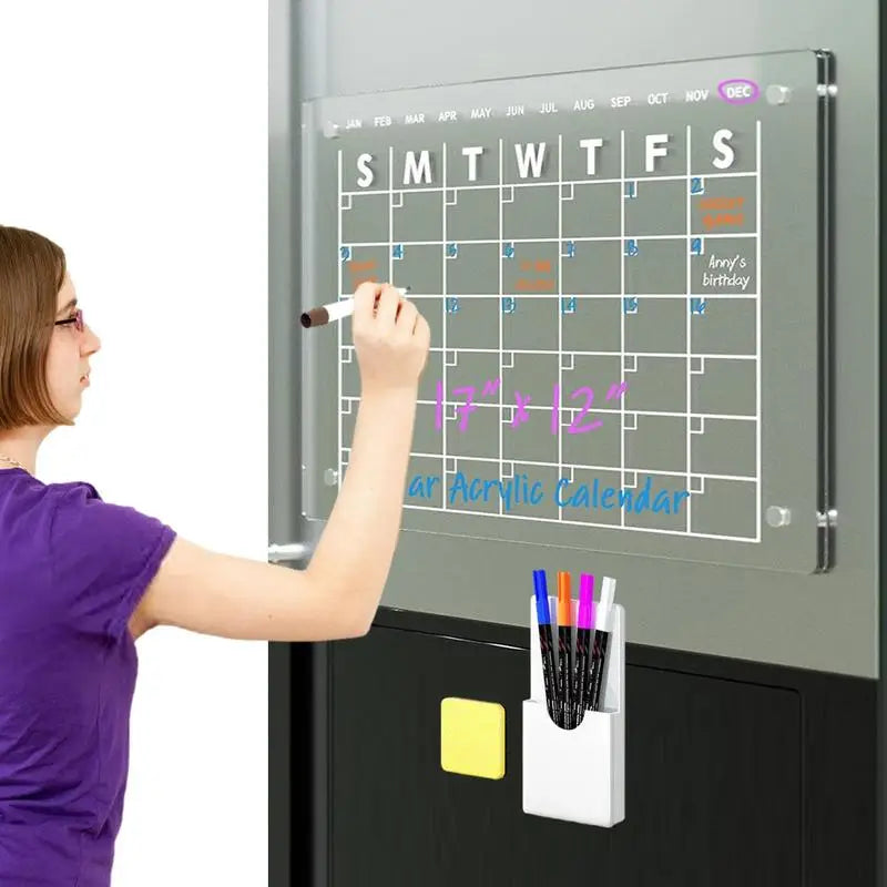 PolyPlan - Acrylic Fridge Planner