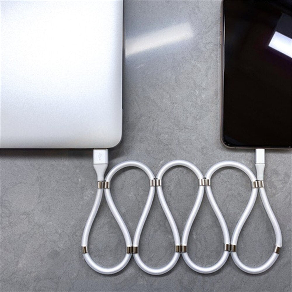 MagRope - Magnetic Self Winding & Fast Charging Cable