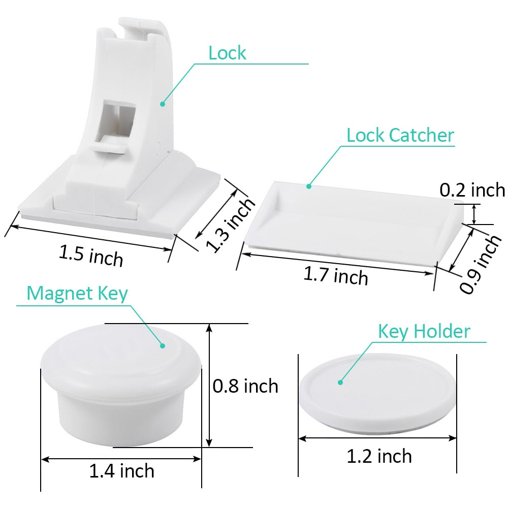 MagLock - Baby-Proof Magnetic Cabinet Locks