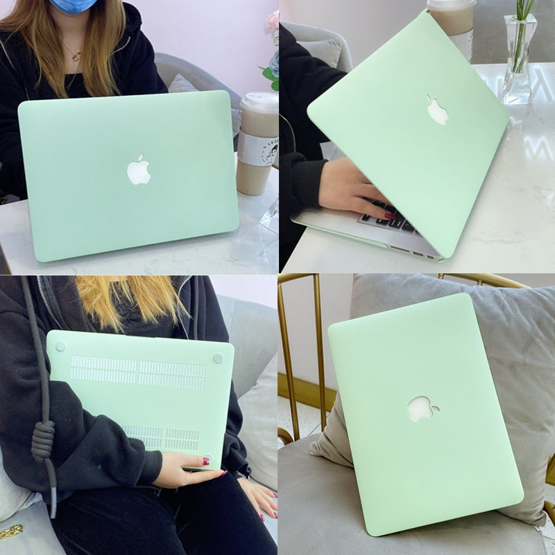 Cream Hard Case For Macbook Pro & Air