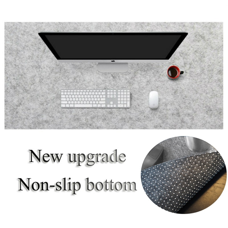 Wool Felt Desk Mat (Non-Slip)