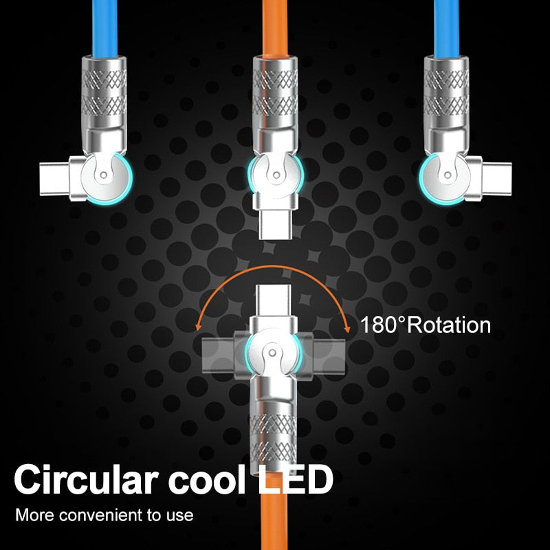 RoloCharge - 180° Rotating Fast Charge Cable