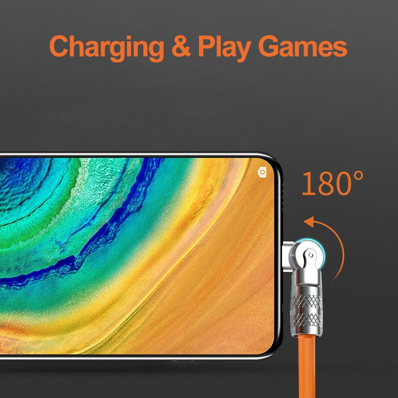 RoloCharge - 180° Rotating Fast Charge Cable