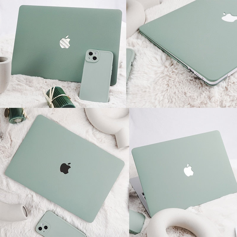 Cream Hard Case For Macbook Pro & Air