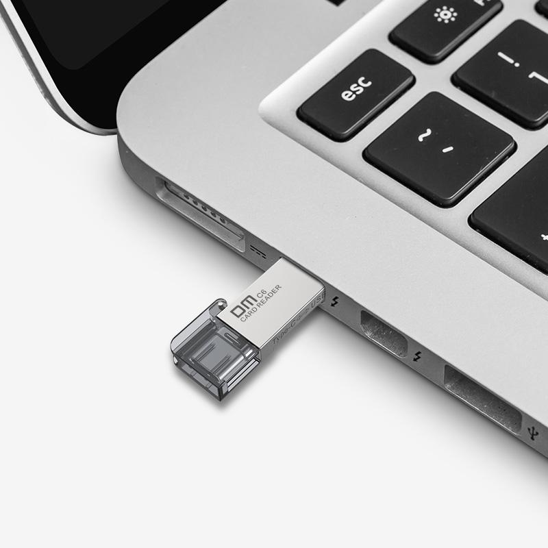 USB-C Card Reader CR006 Micro SD/TF for MacBook or Smartphone