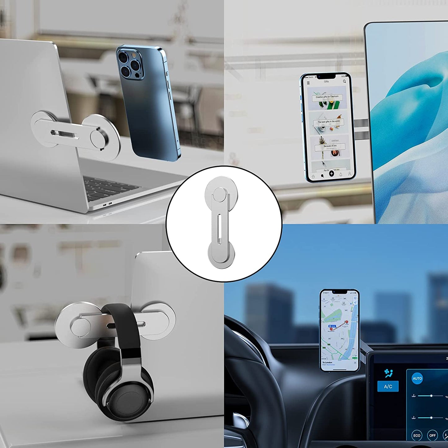 If you're looking for a phone mount thats strong and clears your workspace...its finally here. The LapMount Ultra.